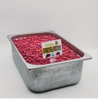 Yogur Griego Con Chocolate Y Frutos Rojos