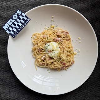 Spaguettis carbonara