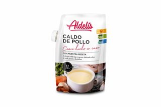 Caldo de pollo con hortalizas