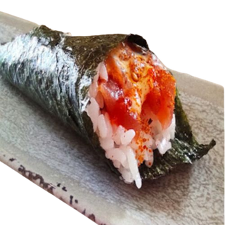 Temaki Salmón Macerado Picante