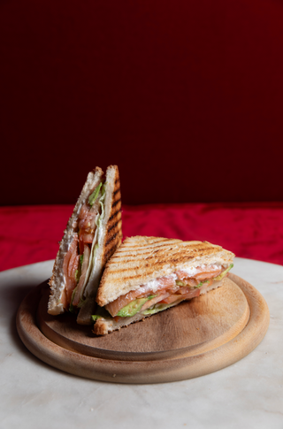 Salmon sandwich