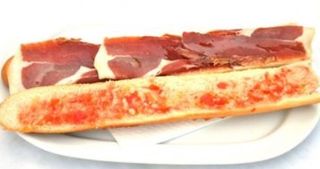 Bocadillo frío de jamón mini