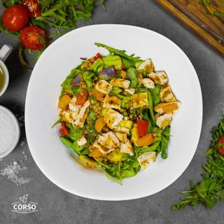 Salata cu linte si legume coapte