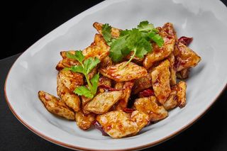 Салат "Хрустящие баклажаны"