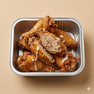 Piatto alette di pollo