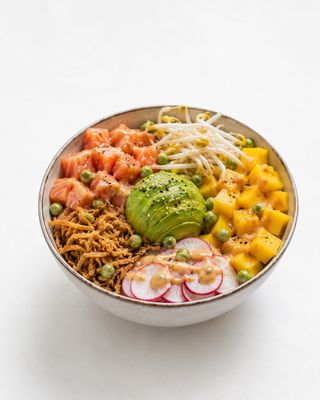 Salmon Peas Pleaser Poke