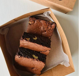 Brownies com Nozes 3 Unidades