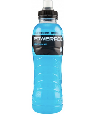 powerade bottiglia di plastica 50cl