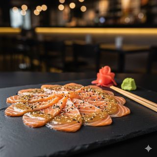 Sake carpaccio