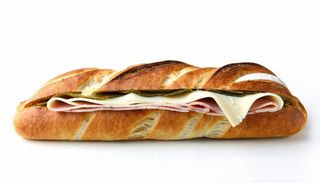 Panino con provola e contorno