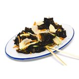 2501 Салата от бели, черни гъби и краставици (люта) (300г)