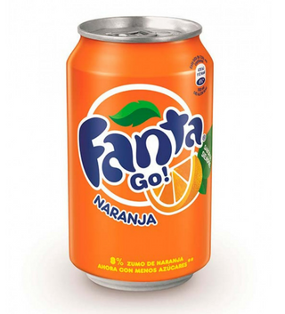 Fanta Naranja lata 330ml.