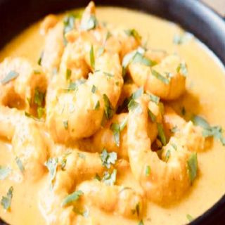 Prawn Kurma com Arroz