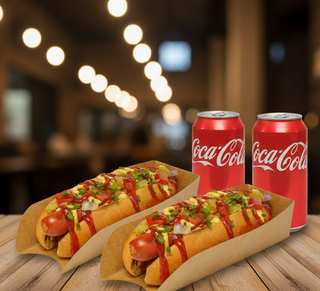 Spéciale offre hot dog duo