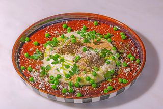 Боул-пюре з ял щічками та овочами