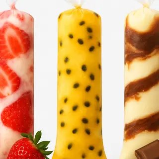 Maracujá com  cascasa de chocolate 