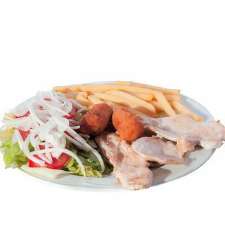 Plato Combinado De Kebab de Pollo o ternera