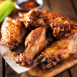 BBQ Chicken Wings + Side