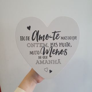 Coração Grande "Hoje Amo-Te..."