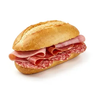 Pitufo De Jamón York Con Jamón Serrano Y Salami