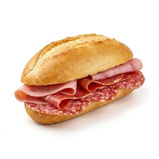 Pitufo De Jamón York Con Jamón Serrano Y Salami