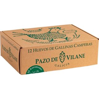 PAZO DE VILAN HUEVOS CAMPEROS ENVASE 12 UNIDADES