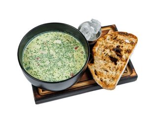 Окрошка з пастрамі