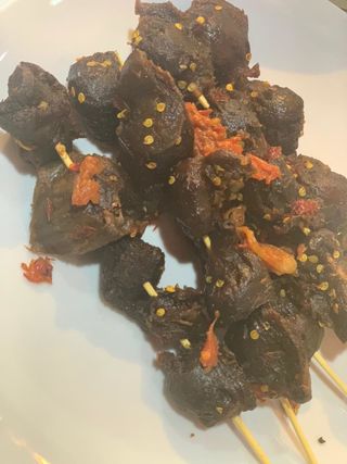 Turkey Gizzard Kebab