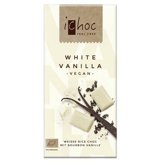 Ichoc czekolada biała z wanilią (na napoju ryżowym) BIO 80 g - VIVANI