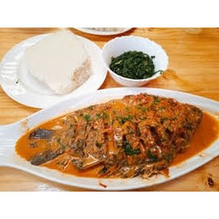 Ugali with Fish