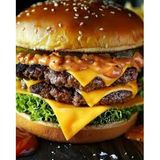 Isabella Feast Double Burger