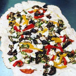 Rotolo verdure grigliate e gorgonzola