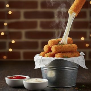 Ración de palitos de mozzarella (8 uds.)