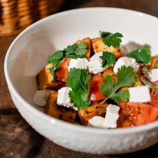 Хрустящие баклажаны с сыром сиртаки