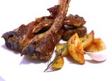Stir Fried Goat Ribs and Chips