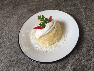 Mamaliga cu kaizer si cascaval