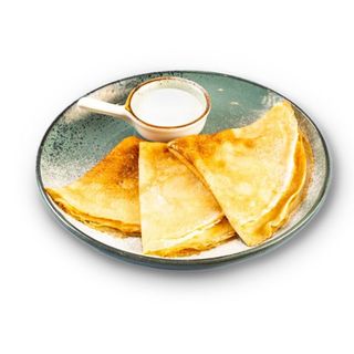 Блины с семгой и сливочным сыром