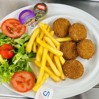 Plato falafel
