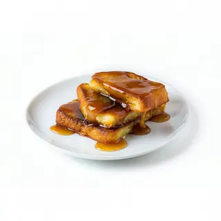 Torrija Caramelizada Con Helado
