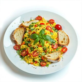Ensalada Mixta Con Paella