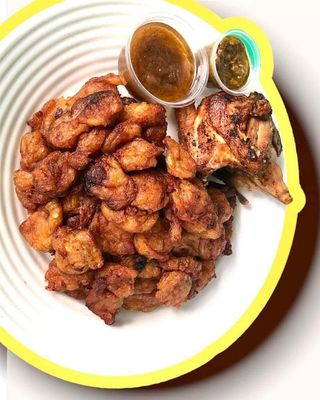 Claclo + ½ Poulet Piqué