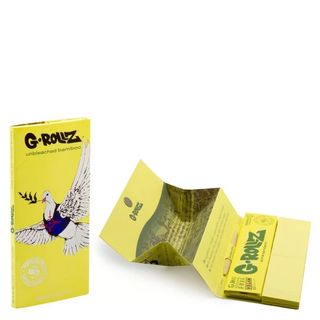 Foite G-ROLLZ Banksy's Graffiti KS - Neinalbite Bamboo, 50Foite + Filtre & Tavita