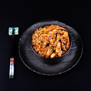 ბრინჯი ღორის ხორცით