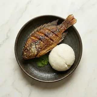 Fish (Fry)'N' Ugali