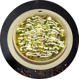 Enchiladas verdes de pollo