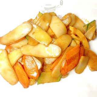 50. Gnocchi di riso con verdure