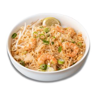Pad thai de gambas sin gluten