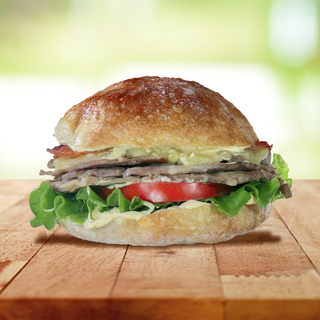 Bifão bacon e queijo de S. Jorge