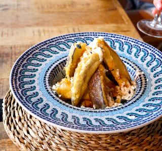 Berenjenas en Tempura