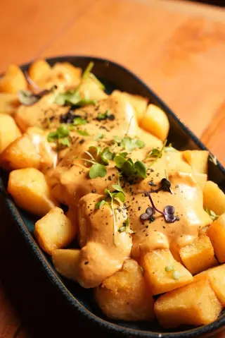 Tapa De Patatas Bravas Estilo Morabito